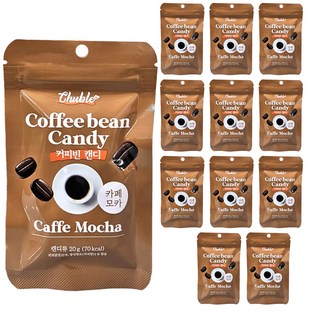 Chuble Coffee Bean 咖啡摩卡糖, 12個, 20g