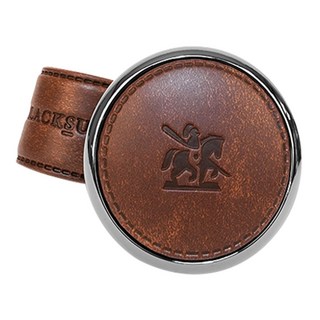 Autoban 黑色西裝皮革方向盤輔助器, 深棕色