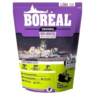 BOREAL 波瑞歐 全齡犬無穀乾飼料, ZinPro 礦物質專利配方, 3種消化酵素+6種益生菌+5種草本食材, 低GI升糖無穀食材, WDJ評選推薦, 波爾羔羊, 2.26kg, 1袋