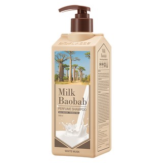 밀크바오밥 퍼퓸 샴푸 화이트머스크향, 500ml, 1개