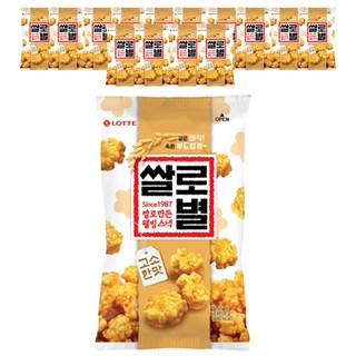 롯데웰푸드 쌀로만든 쌀로별 고소한맛, 78g, 16개