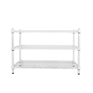 dayneeds 日需百備 荷重型 鎖管 鐵力士架/收納層架/展示架/層架/鐵架 1個, 3層, 電鍍