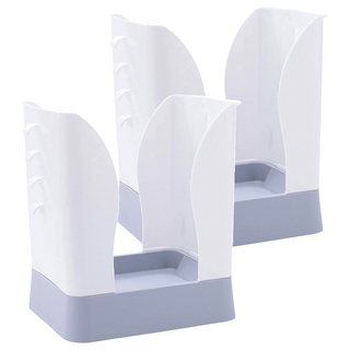 小麥購物 擴展垃圾桶 C548 243g 2個, 灰色 + 白色