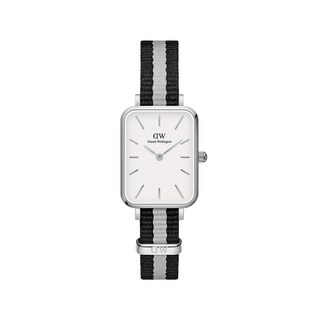 Daniel Wellington QUADRO NATO CHARCOAL NATO錶帶方形錶盤腕錶 20 x 26 mm