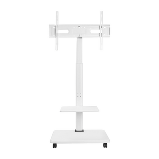 Waryong 相容三星LG 32~75吋移動式電視架 白色, 1個, WYM003