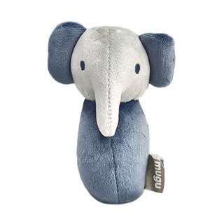 mugu 沐咕寶貝 小夥伴手搖鈴 安撫娃娃 6個月以上適用, 12.5 x 6 x 6.5cm, MGST1301, 1個