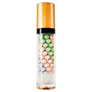 E.L.G 依洛嘉 3色彩虹隔離霜 隔離防護、提亮膚色、修飾毛孔 打造完美妝容, 粉色/綠色/紫色, 1瓶