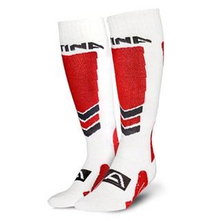 atina 女性滑雪/滑雪板專用襪 AWS-A710, 紅色