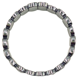 日正 鈦赫茲手珠/項鍊 橢圓切角手排 14mm, 1條