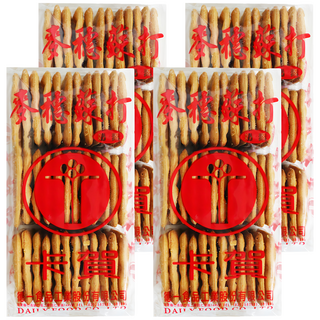 卡賀 麥穗蘇打餅, 口感優質 美味可口 無糖配方 不含防腐劑 品質保證 紮實口感 迷人麥香 蔥香餅香, 140g, 4包