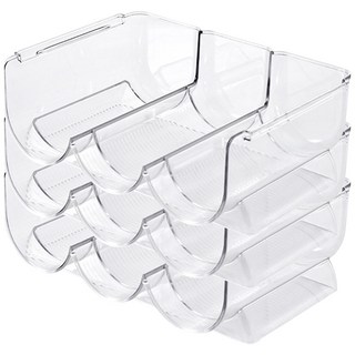 앙플러스 다용도 텀블러 보관대, 투명, 3개