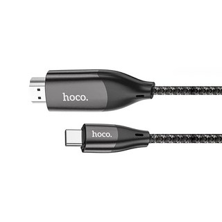 hoco UA16 Type-C轉HDMI高清螢幕分享器 22.6g, 錆色, 1個, 2m