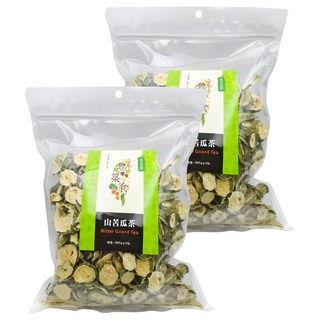 義昌生技 山苦瓜茶, 2個, 1個裝, 300g
