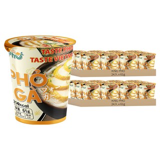 KING PHO 王麵河粉 雞絲風味 61g, 48入