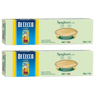 데체코 유기농 스파게티, 500g, 2개