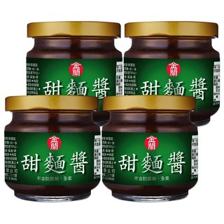 金蘭 甜麵醬 不含防腐劑 全素, 200g, 4罐