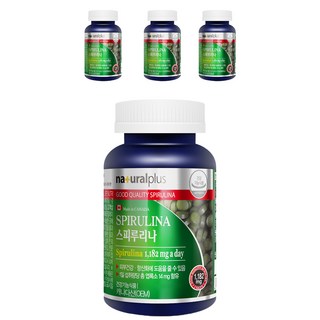 naturalplus 螺旋藻錠, 180顆, 4罐