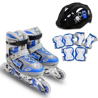 ZOOT 直排輪+護膝+安全帽, 藍色