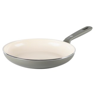 GreenPan 孟菲斯系列 IH爐適用 陶瓷塗層平底鍋 石英灰 28公分, 1個, 28cm