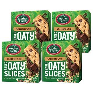 Mother Earth 烘烤燕麥棒 巧克力碎片 6條 紐西蘭燕麥棒品牌, 240g, 4盒