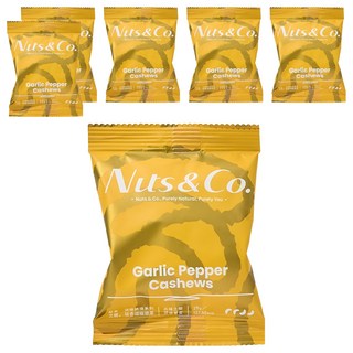 Nuts&Co. 堅果之間 天然輕調味 蒜香胡椒腰果, 6個, 25g