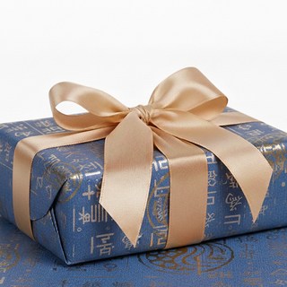 헬로우닝닝 종이 롤포장지 훈민정음 53cm x 20m, 블루(R520), 1개