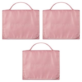 바닐라코 여행용 파우치, 핑크, 3개