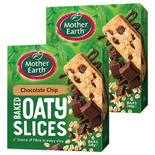 Mother Earth 烘烤燕麥棒 巧克力碎片 6條 紐西蘭知名燕麥棒品牌, 240g, 2盒