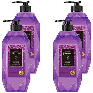 Farcent 香水 胺基酸沐浴露, 絲滑白麝香, 780g, 4瓶