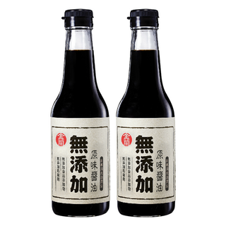 KIMLAN 金蘭 無添加原味醬油 嚴選非基改黃豆小麥食鹽水, 500ml, 2瓶