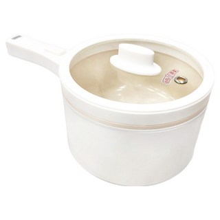 FURIMORI 富力森 2L多功能快煮鍋 FU-EH217W，透明上蓋，雙層隔熱鍋身，陶瓷釉內膽