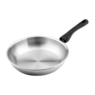 潔豹Chieh Pao 316複合金平底鍋 導熱均勻、不沾鍋面、電磁爐適用 通過SGS檢測 讓您安心烹飪, 1個, 28cm
