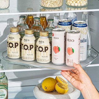 韓國 冰箱收納旋轉托盤 轉盤, 1個, 單一顏色