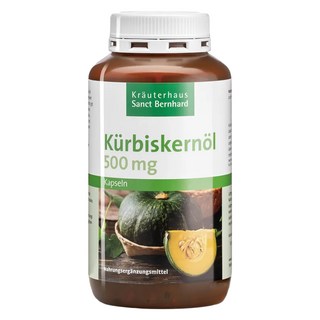 Sanct Bernhard 聖伯納德 南瓜籽油膠囊 500mg, 400顆, 1罐