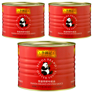 李錦記 熊貓牌鮮味蠔油, 2.27kg, 3罐