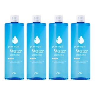 C2Y 玻尿酸保濕卸妝水, 4瓶, 500ml