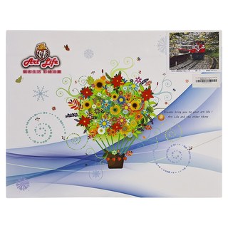 ArtLife 藝術生活 數字油畫DIY, 台灣風情誌 阿里山小火車, 1組