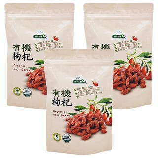 統一生機 有機枸杞袋裝, 150g, 3包