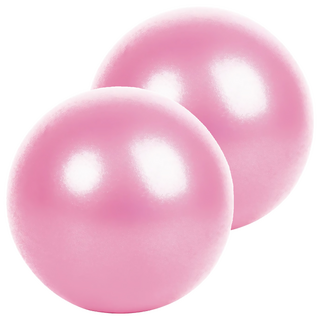 上手家居 加厚防爆瑜珈球 150g 2個, 粉色