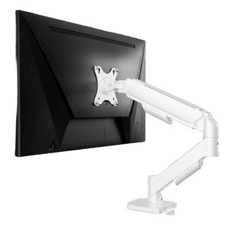 카멜 싱글 거치대 모니터암 CA1N, 화이트, 1개