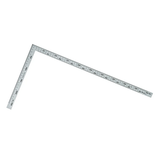 SHINWA 鶴龜 雙面角尺 厚型 曲尺 55692 50cm 240g, 1支