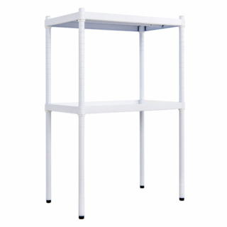 dayneeds 日需百備 極致工藝 烤漆二層架 展示架 儲藏架, 白色, 2層