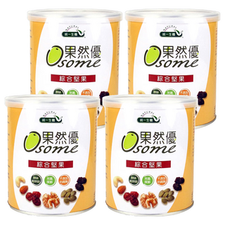 統一生機 果然優 綜合堅果, 360g, 4罐