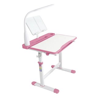 E-home DODO朵朵置物槽兒童升降成長桌，MDF材質防水易清潔，粉紅/藍色/灰色三色可選, 664 x 490 x 540~760mm