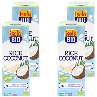 isola BIO 椰子米漿, 1L, 4瓶