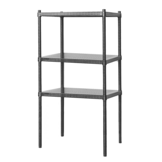 dayneeds 日需百備 極致美學 烤漆層架, 黑色, 3層