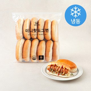 신라명과 미니 핫도그번 (냉동), 27g, 12개입, 1개