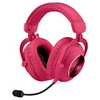 logitech G 羅技G Pro X 職業級無線電競耳麥 第二代, 桃紅色, G Pro X