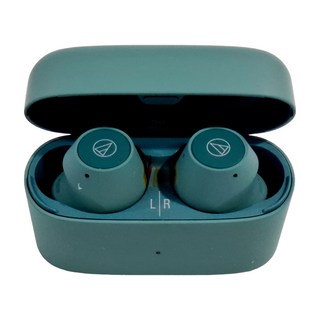audio-technica 鐵三角 真無線耳機 原廠保固, ATH-CKS30TW+, 綠色