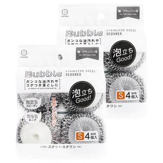 KOKUBO 小久保 起泡不銹鋼絲球, 4個, 2包